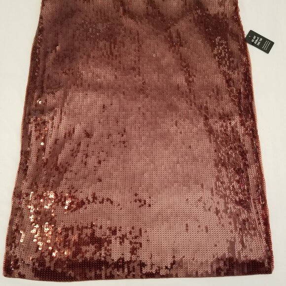 Express Burgundy Wine Sequin Pencil Cocktail Skirt * Ladies Size XL * NEW w/Tags - Picture 8 of 13